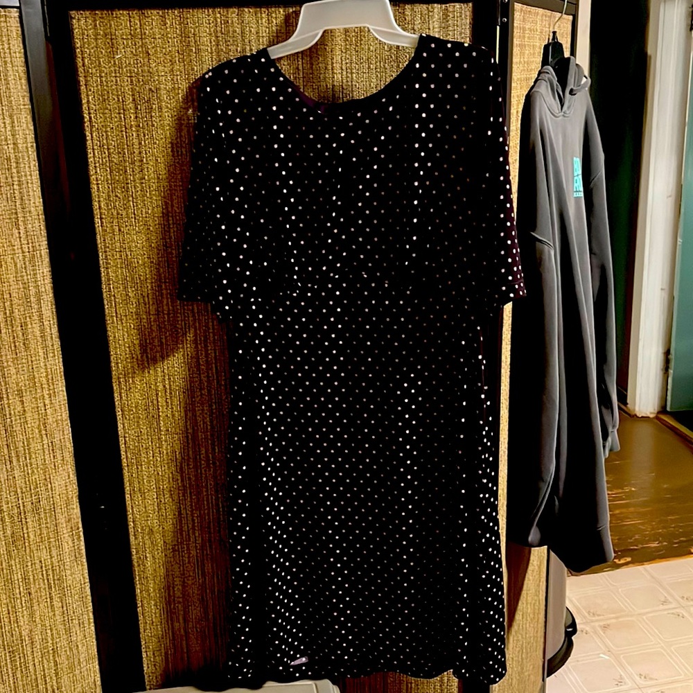 Connected Apparel Polka Dot Dress